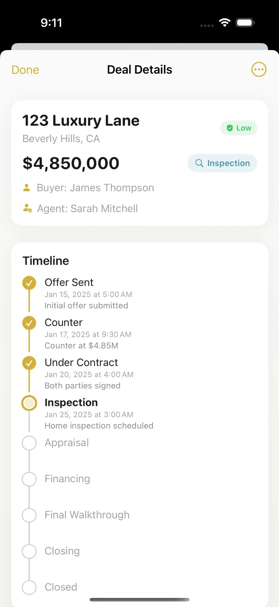 Deal Tracking & Pipeline